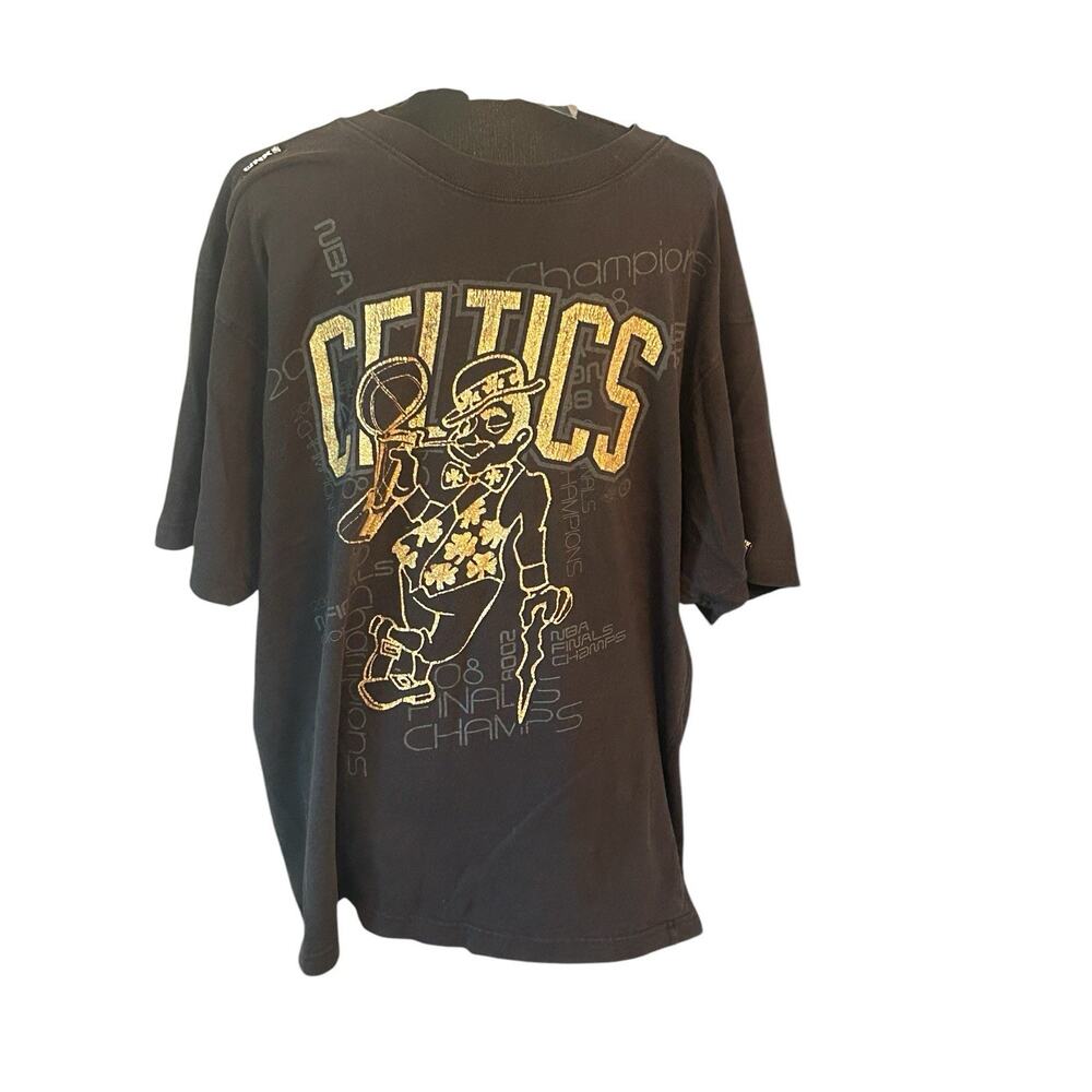 Boston Celtics 2008 NBA champs black UNK NBA T-shirt 2XL Pierce Garnett Allen‎